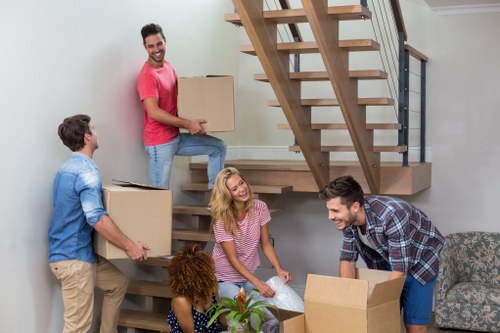 Professional office relocation services in Brixton with careful packing and transport