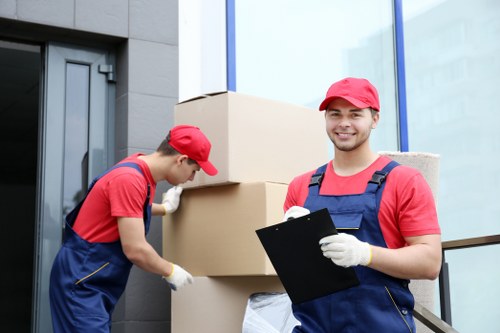 Local team collecting old furniture in Brixton