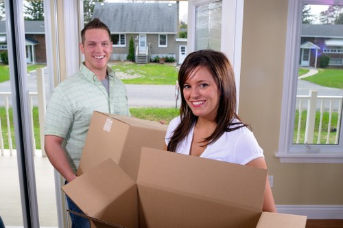 Removal company helping with a house move in Brixton