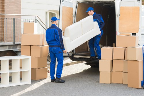 Man and van service operating in Brixton during a local move