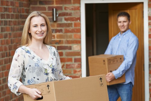 Local Brixton office movers preparing business equipment for relocation