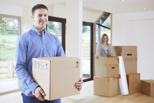 Manager investigating a removals service issue