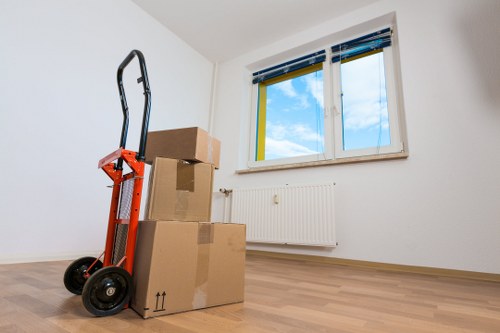 Local Brixton movers loading furniture into a van