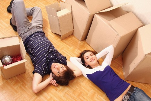 A local moving service handling boxes in Brixton