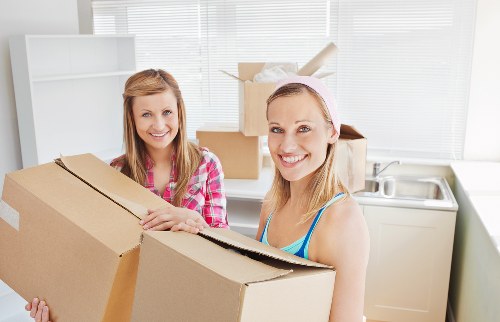 Protective moving equipment and PPE used in a Brixton relocation